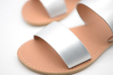 Load image into Gallery viewer, Qupid Women’s two band slide Sandals