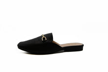 Load image into Gallery viewer, Qupid Slip On Backless Loafer round tip mule
