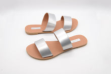 Load image into Gallery viewer, Qupid Women’s two band slide Sandals
